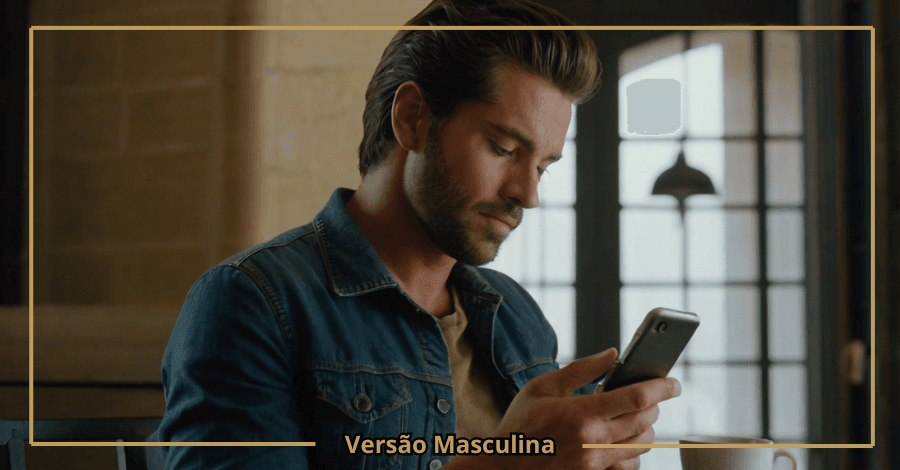 O homem que não responde a mensagens