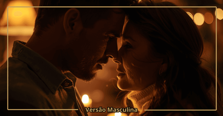 Homem distante emocionalmente durante momento íntimo no casal