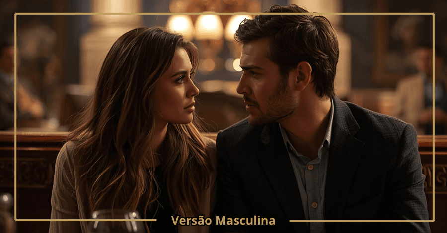 Casal a ter conversa séria sobre compromisso numa relação amorosa