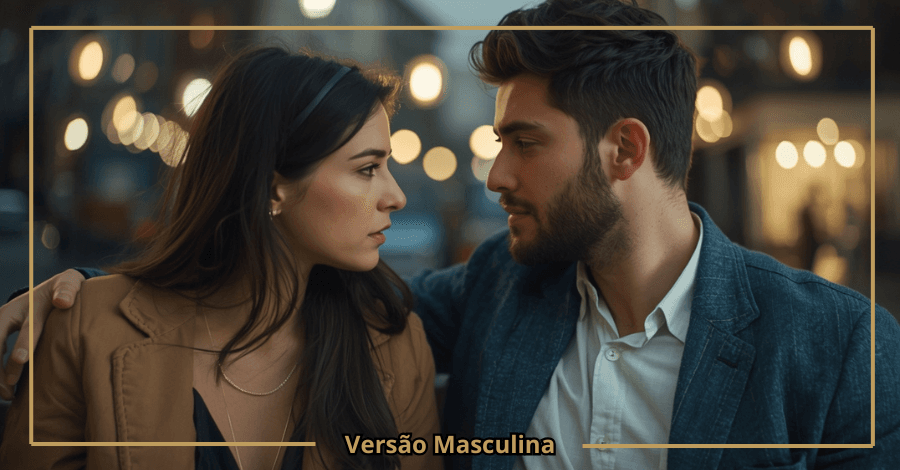 Casal a tentar resolver conflitos de género através de comunicação emocional e compreensão mútua
